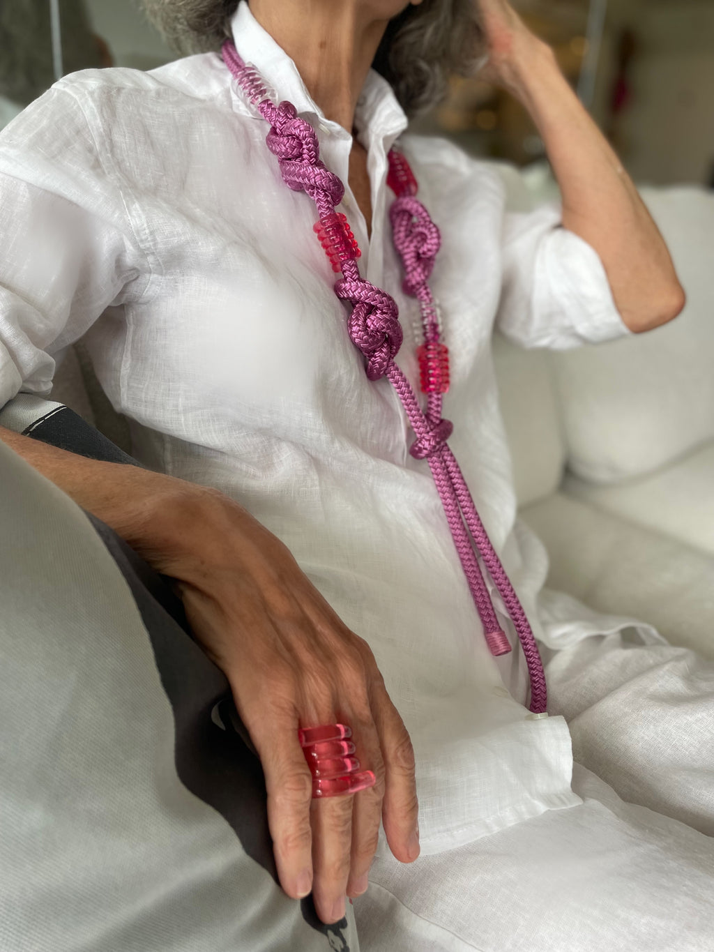 Criollito Necklace Pink