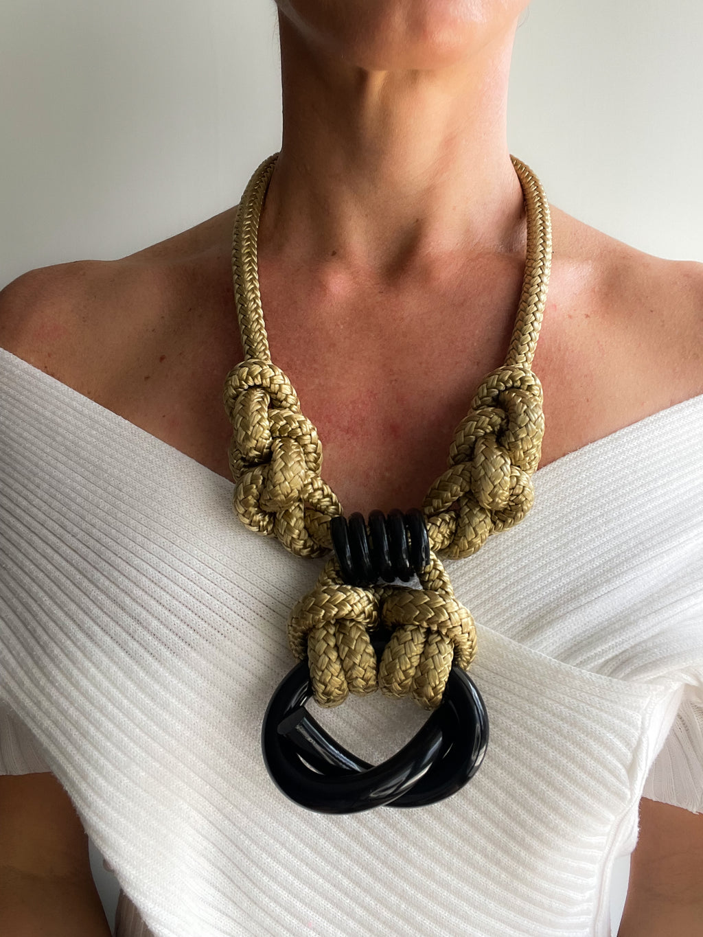 Capraia Black Gold Necklace