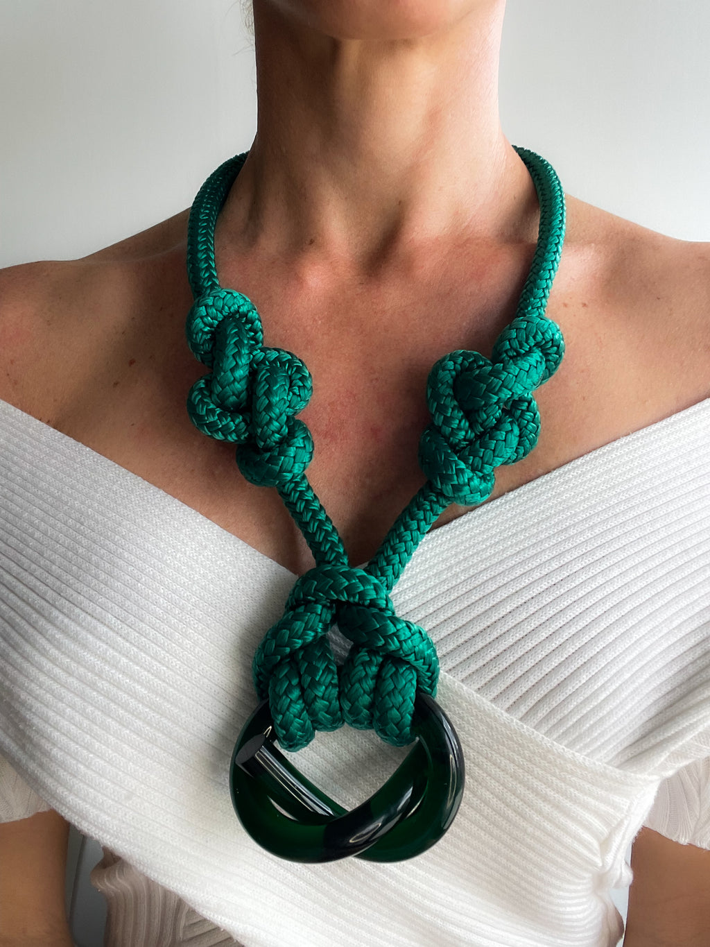 Capraia Emerald Green Necklace