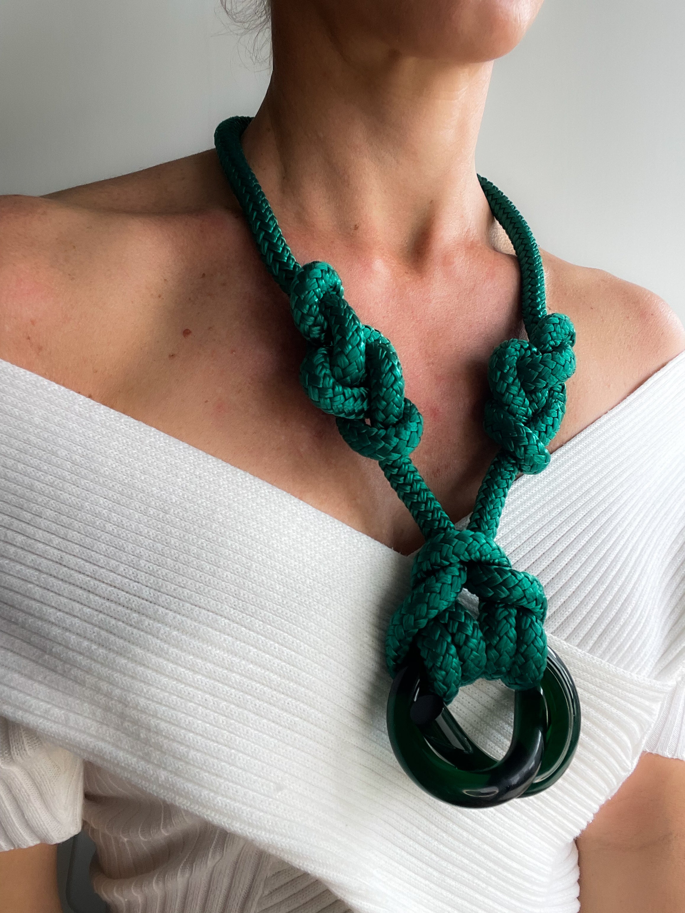 Capraia Emerald Green Necklace