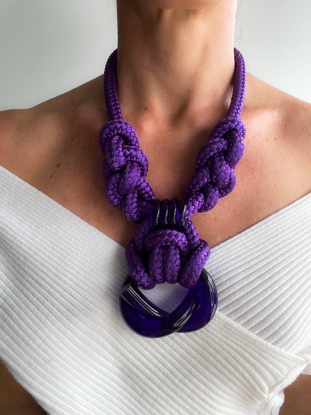 Capraia Plum Purple Necklace