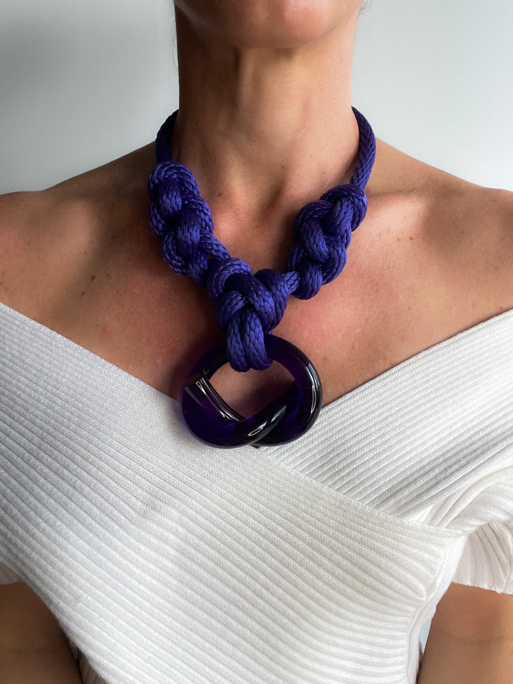 Capraia Purple Violet Necklace