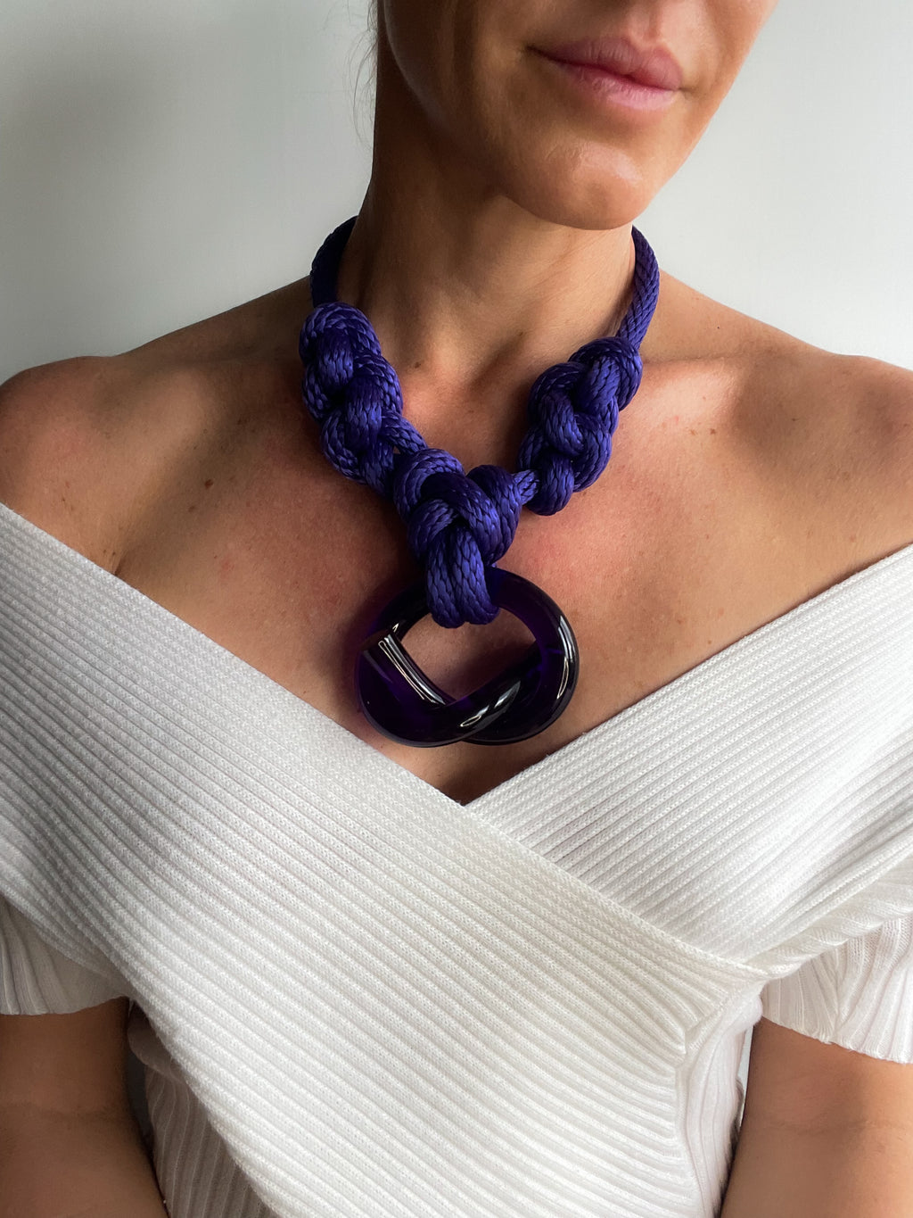 Capraia Purple Violet Necklace