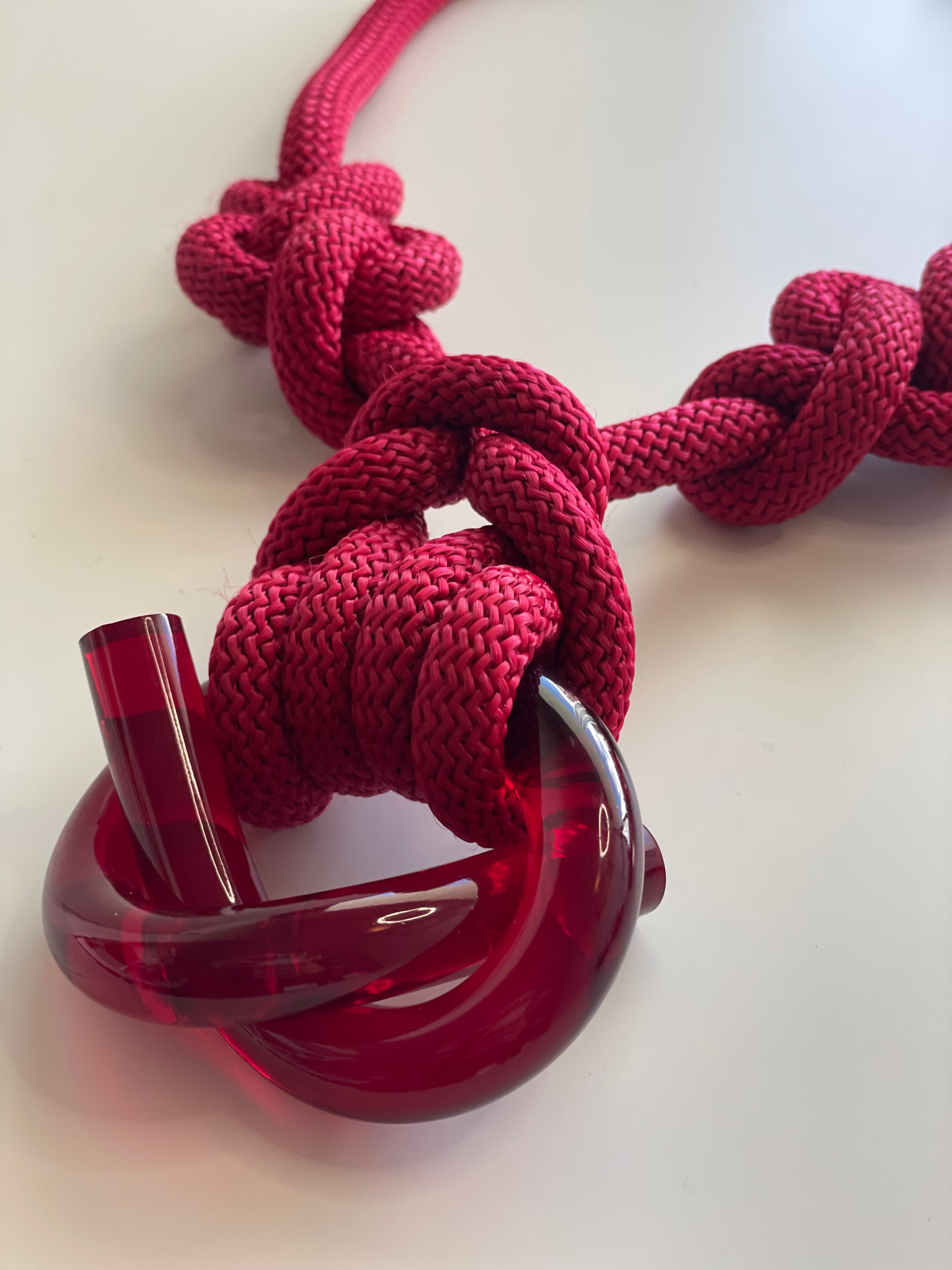 Capraia Burgundy Necklace