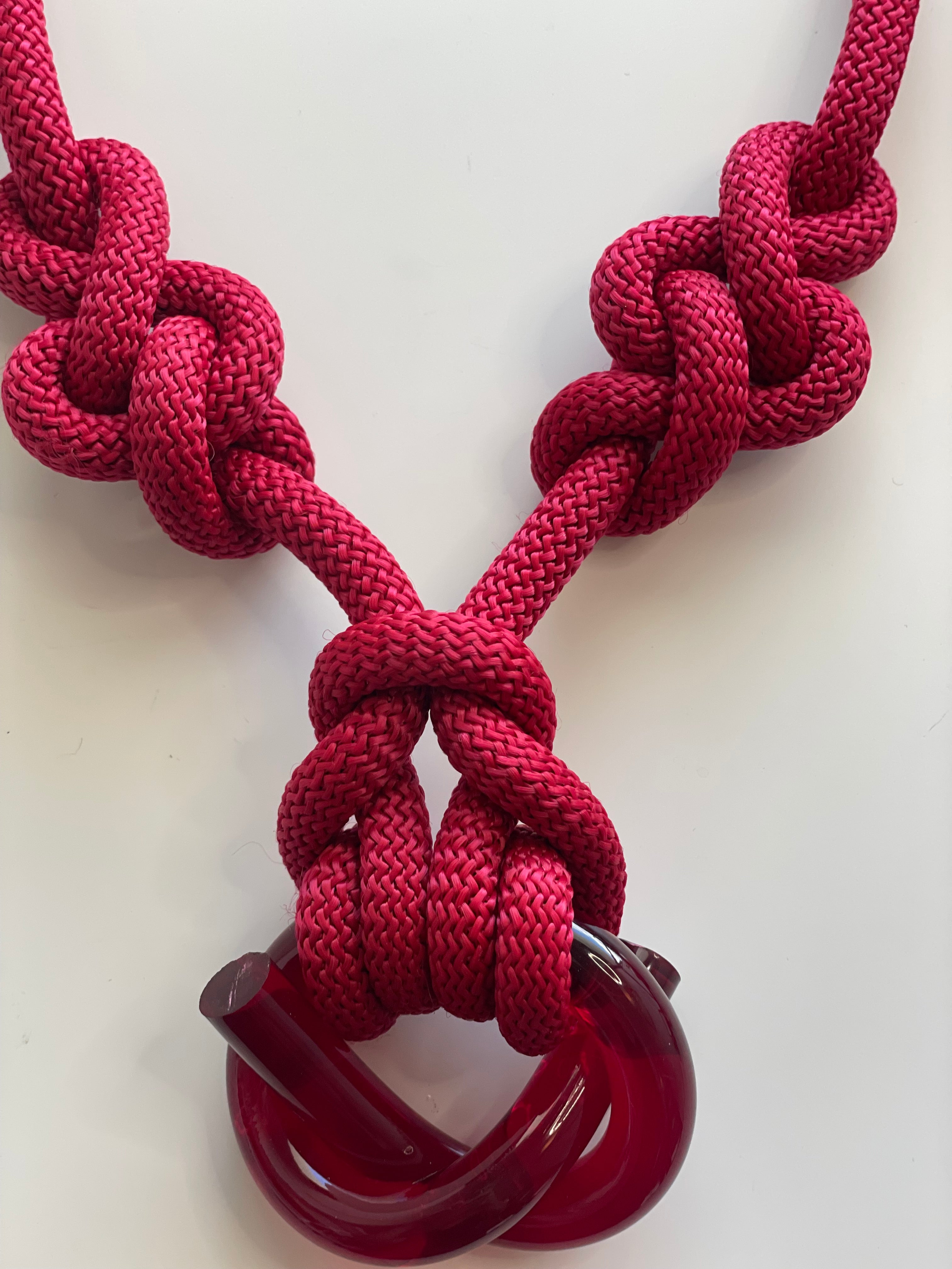 Capraia Burgundy Necklace